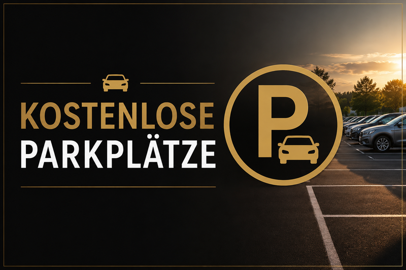 Kostenlose Parkplätze